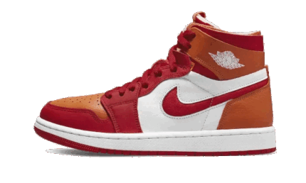 Air Jordan 1 High Zoom Air CMFT Fire Red Hot Curry authentique