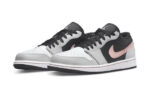 Air Jordan 1 Low Black Grey Pink - vue 2
