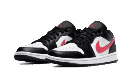 Air Jordan 1 Low Black Siren Red - vue 2