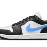 Air Jordan 1 Low Black University Blue authentique