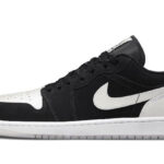 Air Jordan 1 Low Black White Diamond authentique