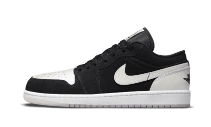 Air Jordan 1 Low Black White Diamond authentique