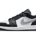 Air Jordan 1 Low Black White Particle Grey authentique
