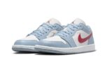 Air Jordan 1 Low Blue Whisper - vue 2