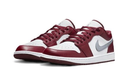 Air Jordan 1 Low Bordeaux - vue 2