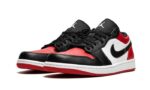 Air Jordan 1 Low Bred Toe (2021) - vue 2