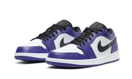 Air Jordan 1 Low Court Purple - vue 2