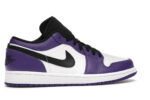 Air Jordan 1 Low Court Purple White - vue 5