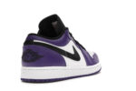 Air Jordan 1 Low Court Purple White - vue 4
