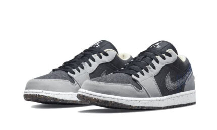 Air Jordan 1 Low Crater Black Grey - vue 2