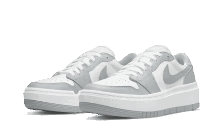 Air Jordan 1 Low Elevate White Grey - vue 2