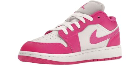 Air Jordan 1 Low Fire Pink - vue 2