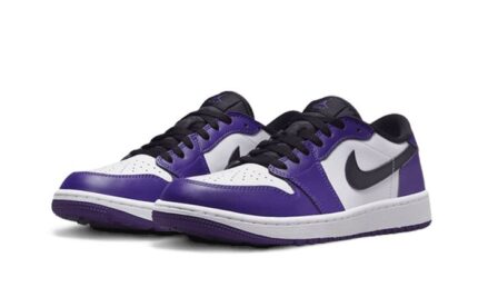 Air Jordan 1 Low Golf Court Purple - vue 2