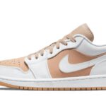 Air Jordan 1 Low Hemp White authentique