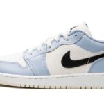 Air Jordan 1 Low Ice Blue Black authentique
