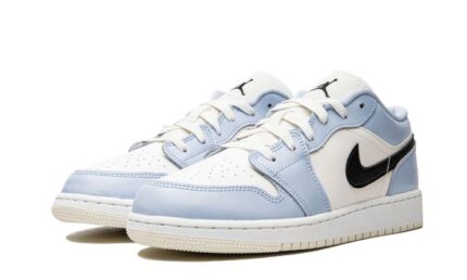 Air Jordan 1 Low Ice Blue Black - vue 2