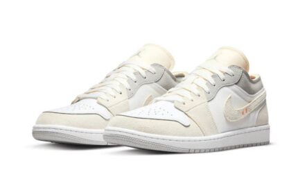 Air Jordan 1 Low Inside Out Cream White Light Grey - vue 2