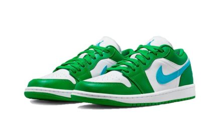 Air Jordan 1 Low Lucky Green Aquatone - vue 2
