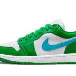 Air Jordan 1 Low Lucky Green Aquatone authentique
