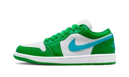 Air Jordan 1 Low Lucky Green Aquatone authentique