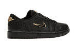 Air Jordan 1 Low Method of Make Black Metallic Gold - vue 4