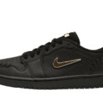Air Jordan 1 Low Method of Make Black Metallic Gold authentique