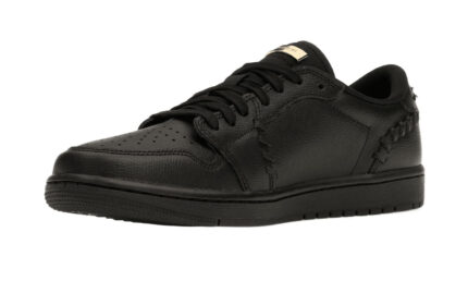 Air Jordan 1 Low Method of Make Black Metallic Gold - vue 2