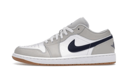 Air Jordan 1 Low Midnight Navy Neutral Grey authentique