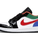 Air Jordan 1 Low Multi-Color Black Toe authentique