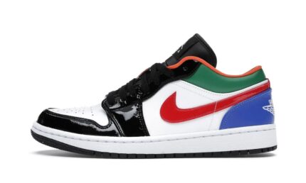 Air Jordan 1 Low Multi-Color Black Toe authentique