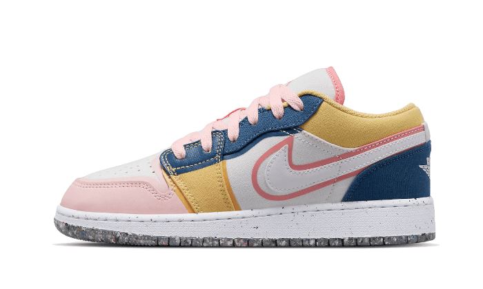 air-jordan-1-low-multicolor-451744 Air Jordan 1 Low Multicolor authentique