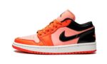 Air Jordan 1 Low Orange Black authentique