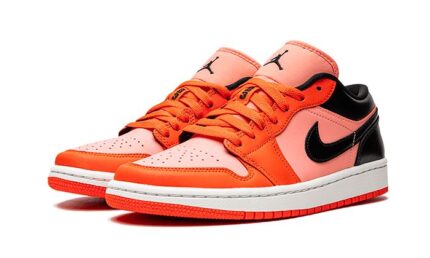 Air Jordan 1 Low Orange Black - vue 2