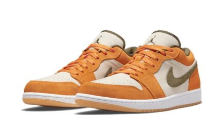 Air Jordan 1 Low Orange Olive - vue 2