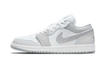 Air Jordan 1 Low PRM Smoke Grey Elephant authentique