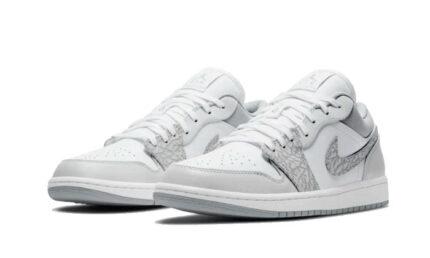 Air Jordan 1 Low PRM Smoke Grey Elephant - vue 2