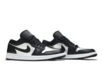 Air Jordan 1 Low SE Black Metallic Silver - vue 2