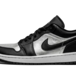 Air Jordan 1 Low SE Black Metallic Silver authentique