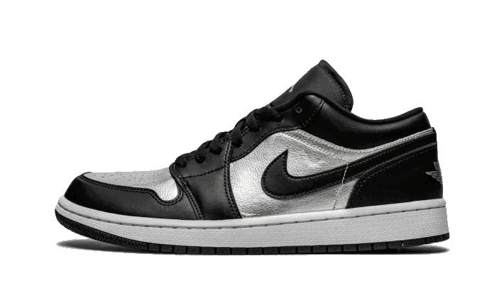 air-jordan-1-low-se-black-metallic-silver-970581 Air Jordan 1 Low SE Black Metallic Silver authentique
