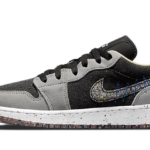 Air Jordan 1 Low SE Crater Grey Black authentique