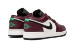 Air Jordan 1 Low SE Dark Beetroot Black Roma Green - vue 3