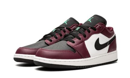Air Jordan 1 Low SE Dark Beetroot Black Roma Green - vue 2