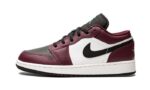 Air Jordan 1 Low SE Dark Beetroot Black Roma Green authentique