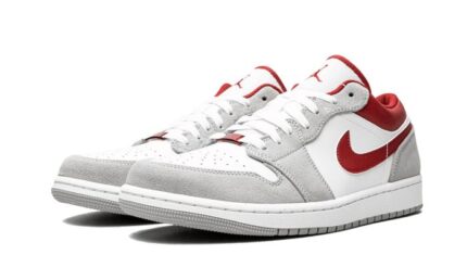Air Jordan 1 Low SE Light Smoke Grey Gym Red - vue 2