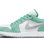 Air Jordan 1 Low SE New Emerald Grey authentique