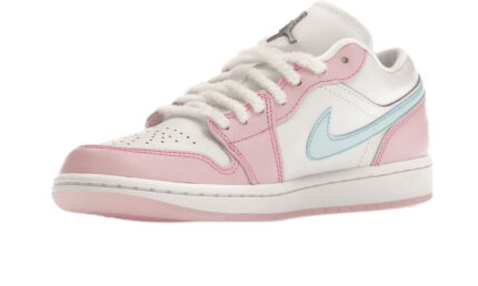 Air Jordan 1 Low SE Paw Print Pink Foam - vue 2