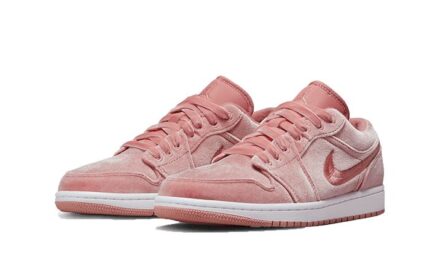 Air Jordan 1 Low SE Pink Velvet - vue 2