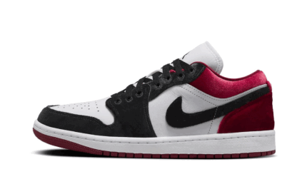 Air Jordan 1 Low SE Velvet Black Toe authentique