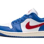 Air Jordan 1 Low Sport Blue Gym Red authentique