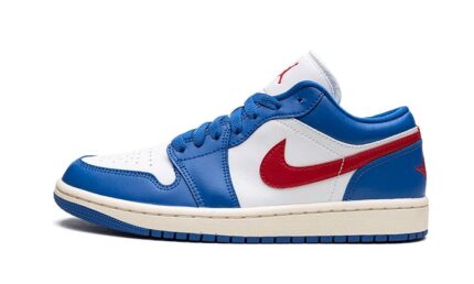 Air Jordan 1 Low Sport Blue Gym Red authentique